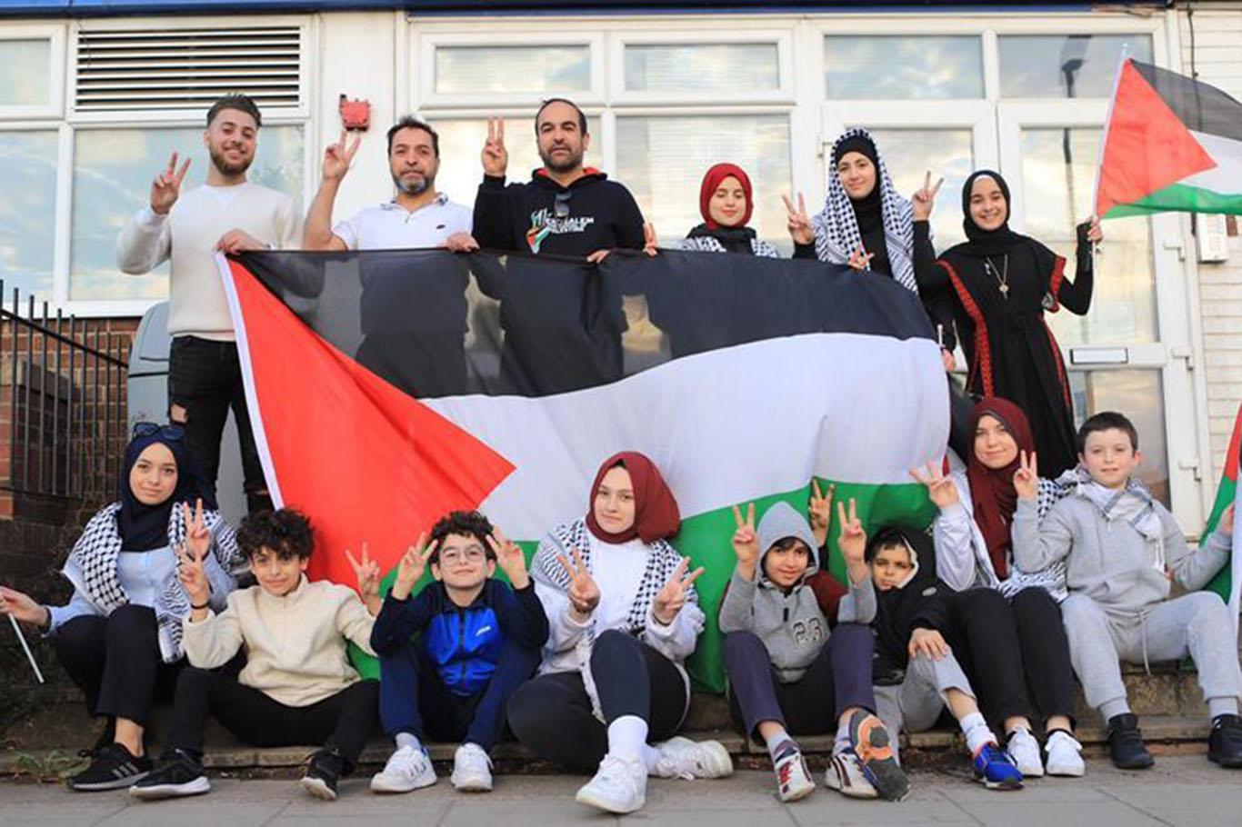 Filistinliler Londra'da en-Nekse'nin 53'üncü yıldönümünü andı